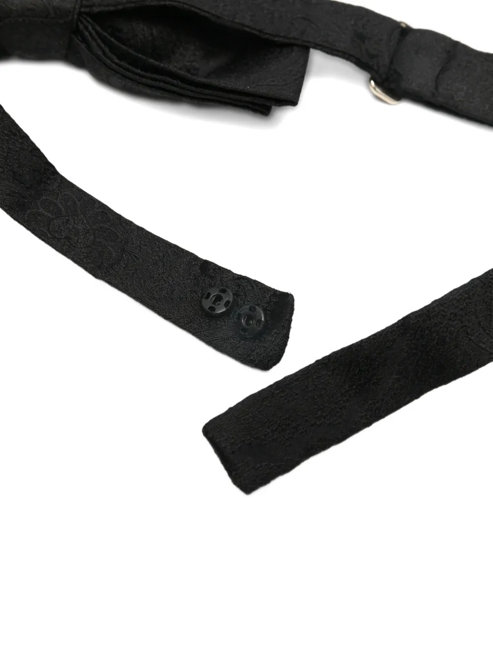 

Галстук-бабочка с узором пейсли Etro, черный