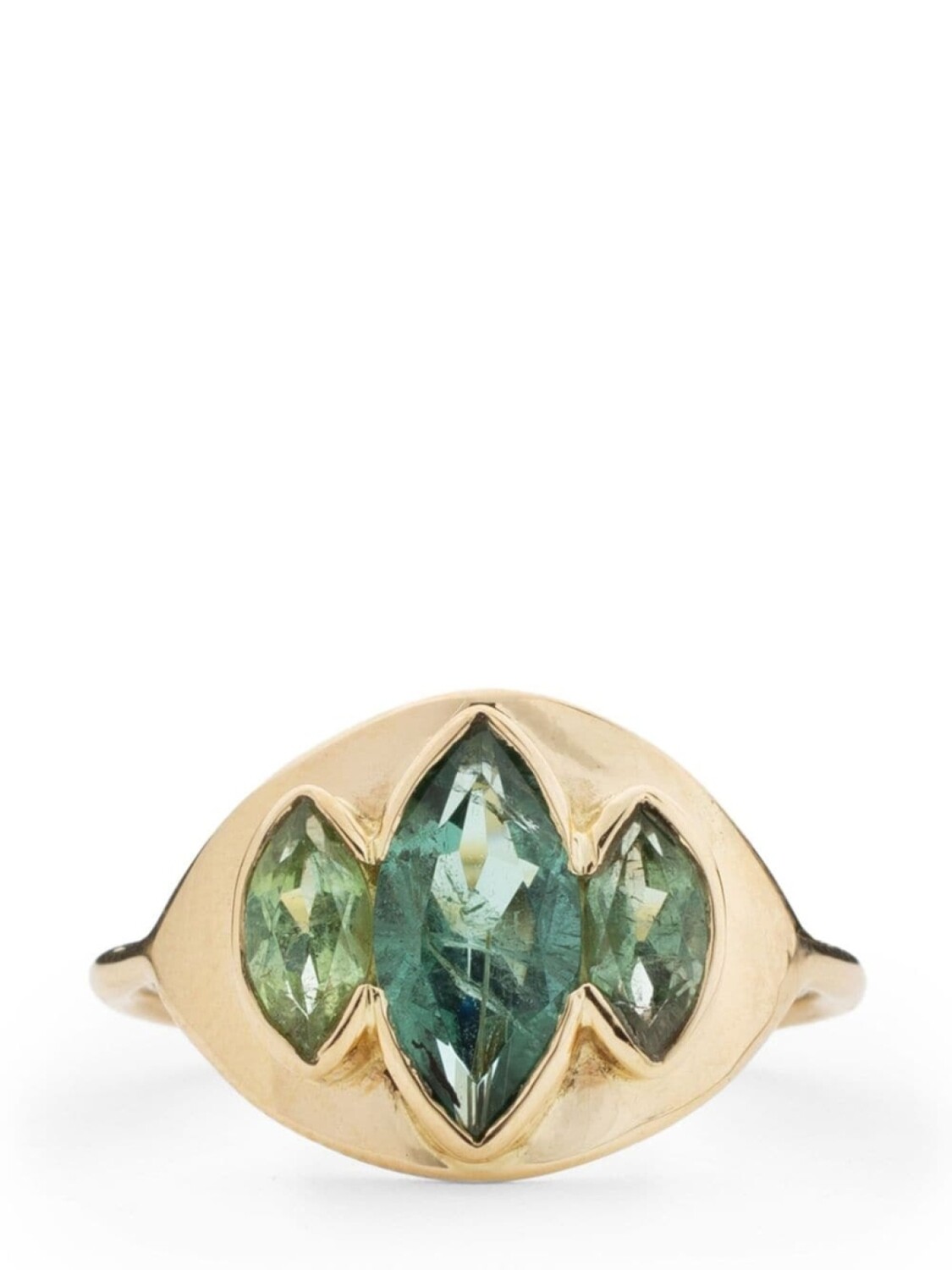 

Кольцо со светлым турмалином из желтого золота 14 карат CHRISTINA MAGDOLNA, золотой