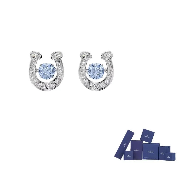 

Swarovski Серьги-гвоздики Symbolica из синтетического фианита, унисекс, синие