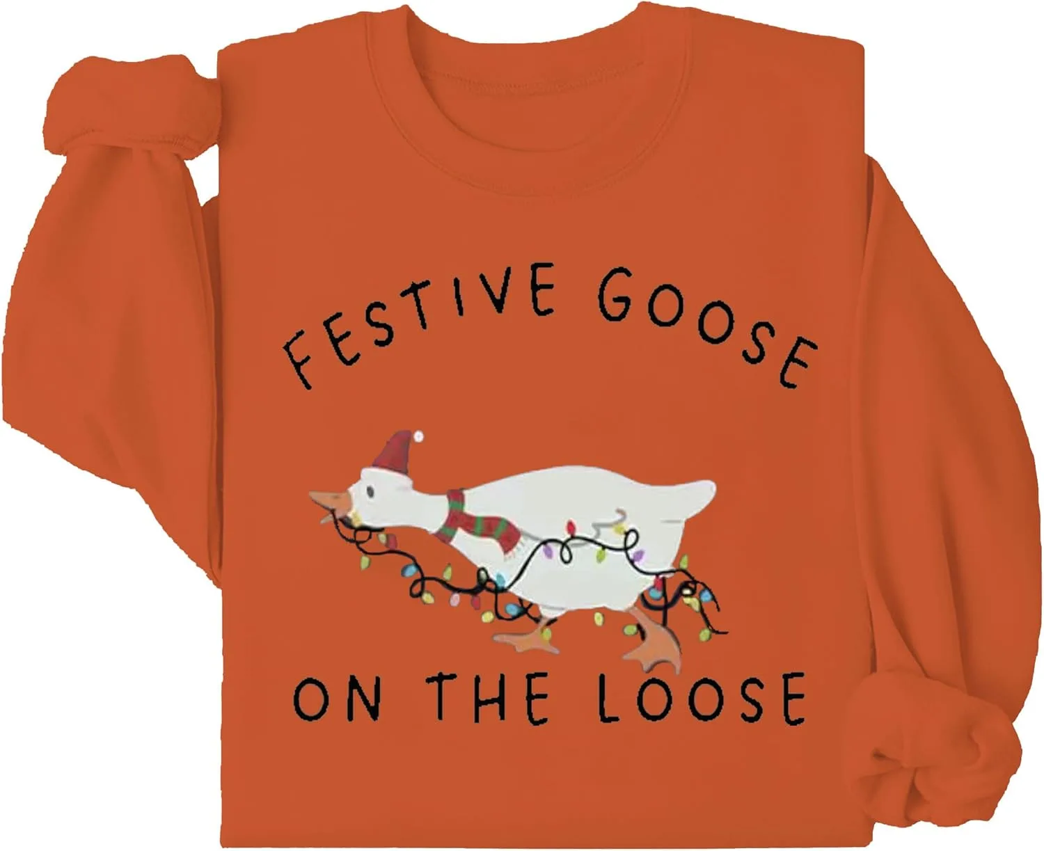 

Свитшот с рождественским гусем