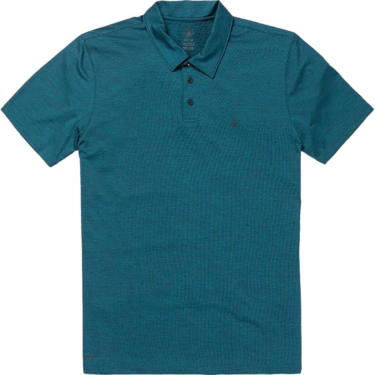 

Хлопковая поло с коротким рукавом Hazard pro 2023 Volcom, цвет ocean teal
