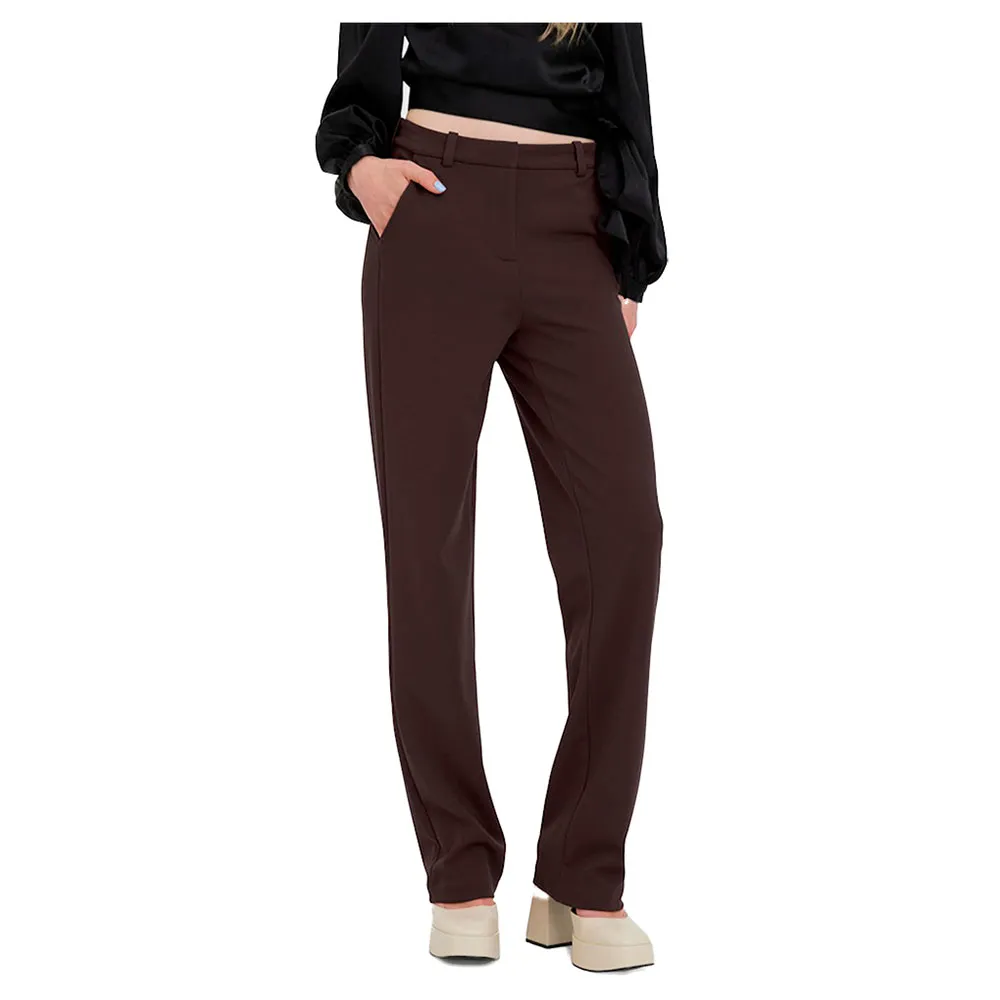 

Брюки Vero Moda Zamira Slim Straight, коричневый