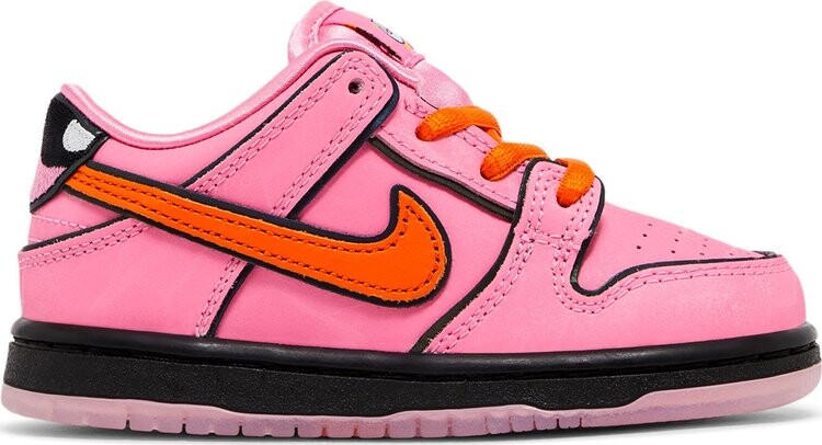 

Кроссовки The Powerpuff Girls x Dunk Low Pro SB QS TD 'Blossom', розовый