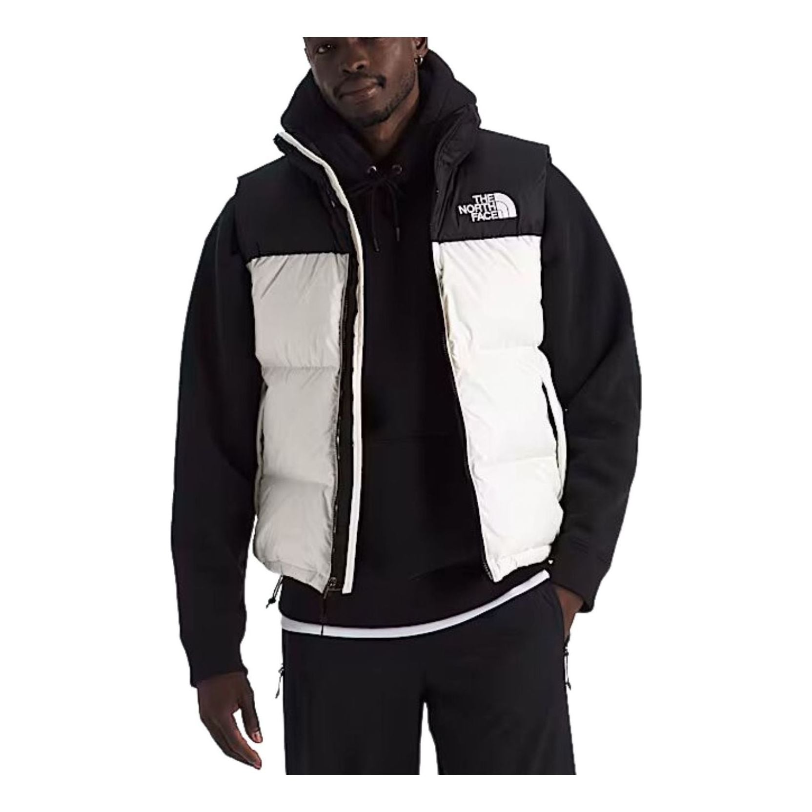 

Жилет The North Face 1996 Retro Nuptse Vest 'White Dune TNF Black Recycled Down'