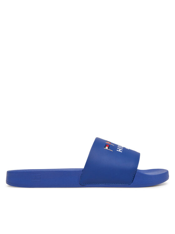 

Мюли Flags Pool Slide FM0FM05431 Tommy Hilfiger, синий
