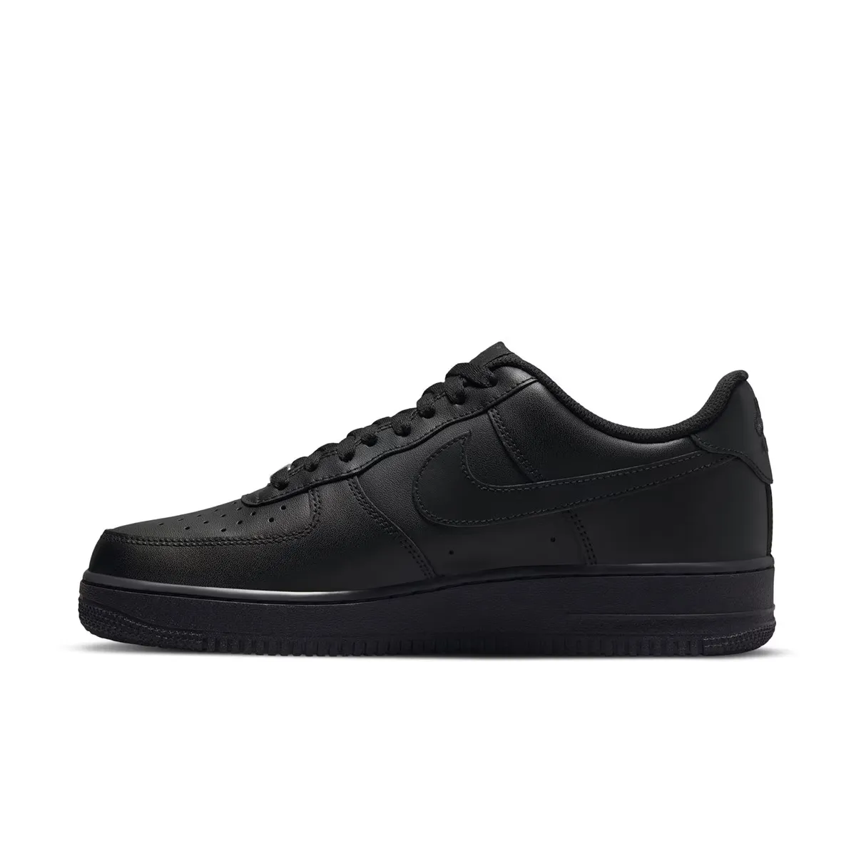 Мужские повседневные кроссовки Nike Air Force 1 '07, чёрный — фото 4