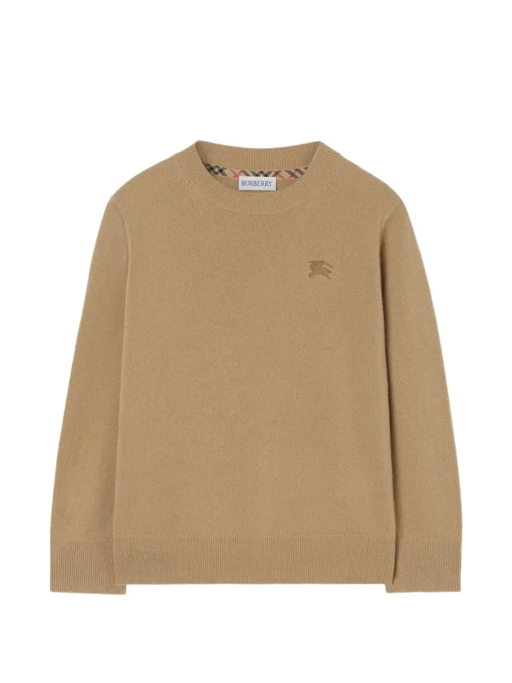Кашемировый свитер Burberry Kids, нейтральный