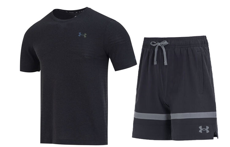 

Мужская повседневная спортивная одежда Under Armour, цвет Black