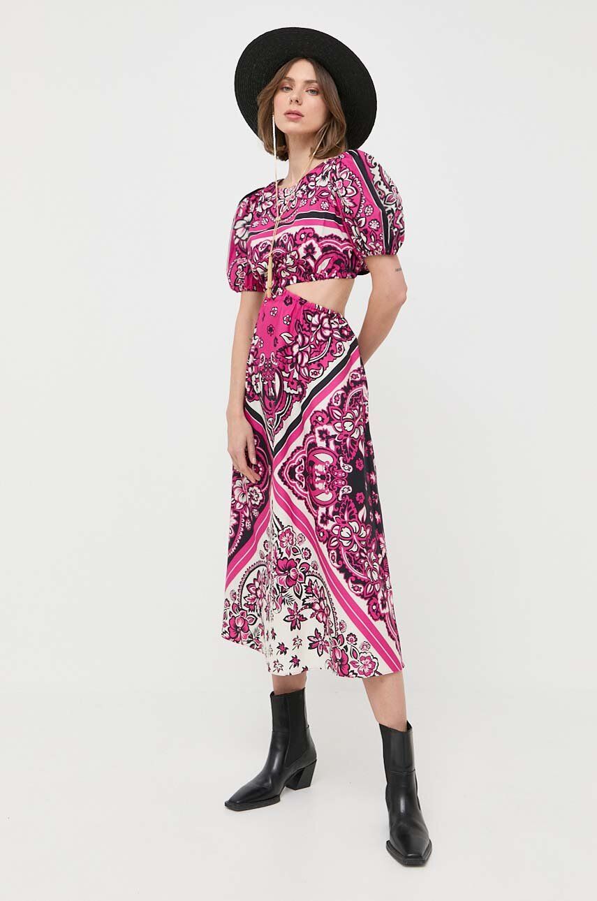 

Хлопковое платье Red Valentino, фиолетовый