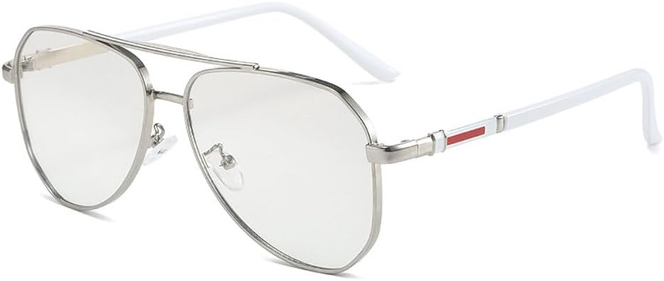 

Модные классические солнцезащитные очки для мужчин и женщин в стиле ретро, ​​большого размера, с металлическим градиентом цвета и защитой от УФ-излучения HVTVTLA, C6silver