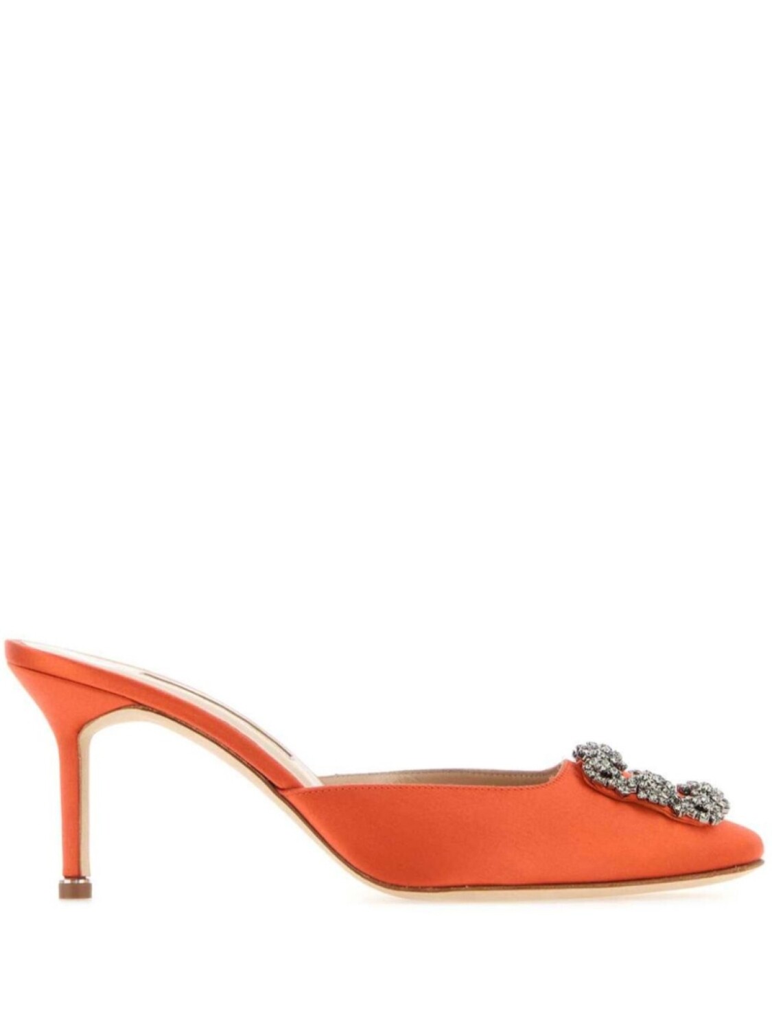 

70-мм мюли Хангиси Manolo Blahnik, оранжевый