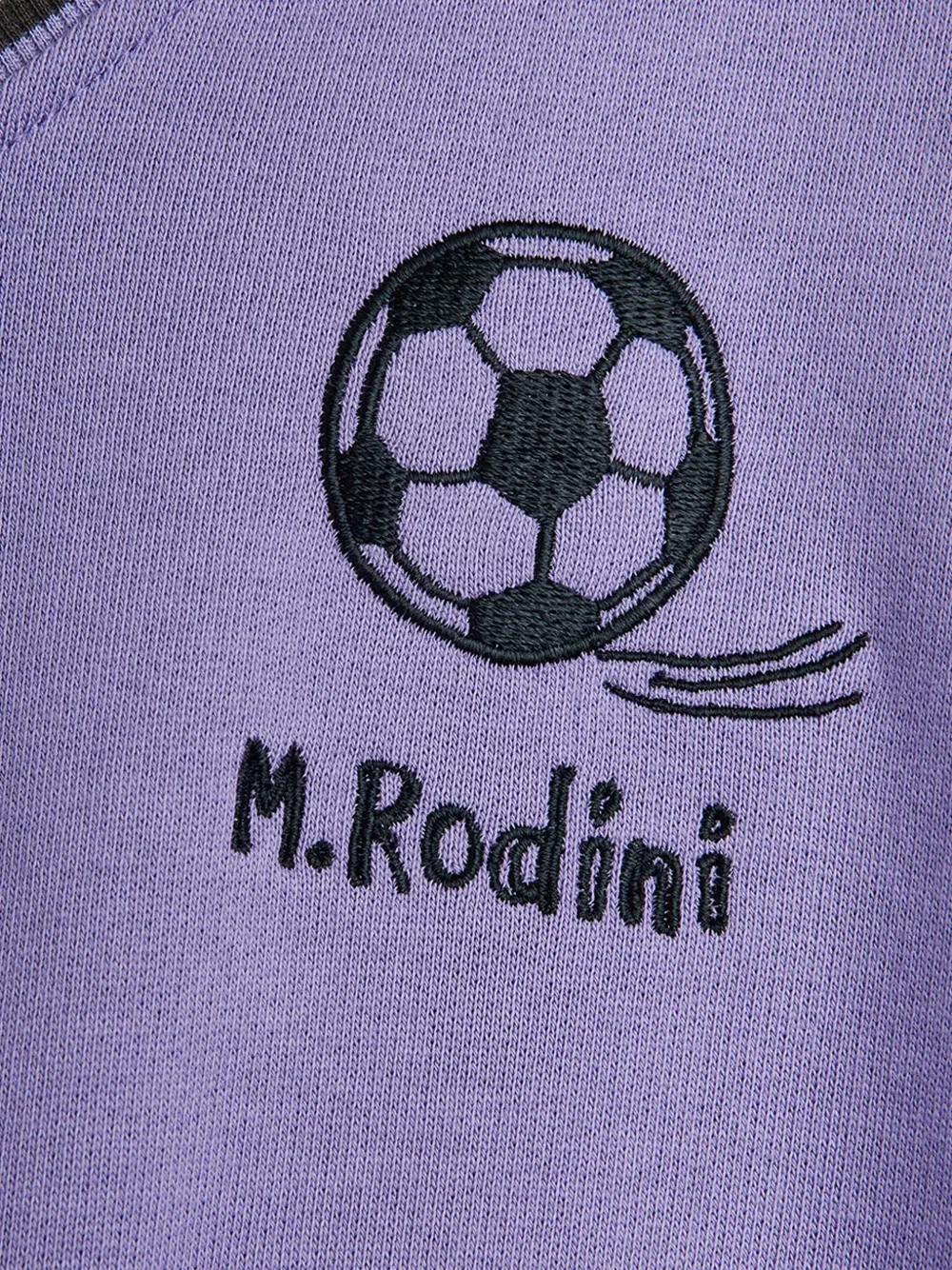 Футбольная толстовка с V-образным вырезом Mini Rodini, фиолетовый — фото 4