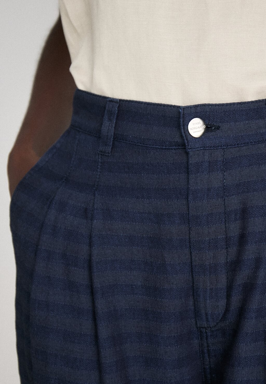 

Тканевые брюки BLUST PARIA PANTS Mads Nørgaard, темно-синий