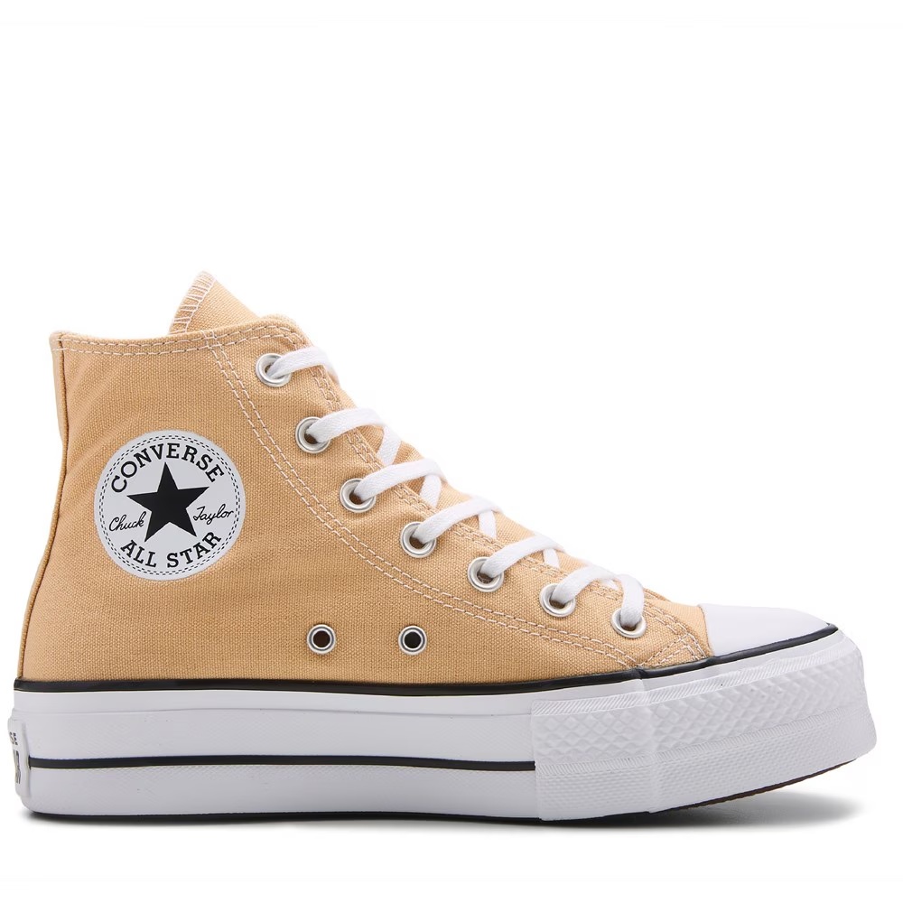 Кроссовки на платформе Chuck Taylor All Star Hi Lift от Converse, coastal dune tan — фото 2