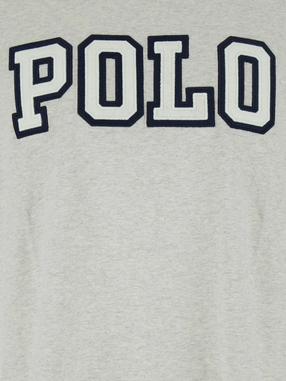 Футболка с аппликацией логотипа POLO RALPH LAUREN, серый — фото 3