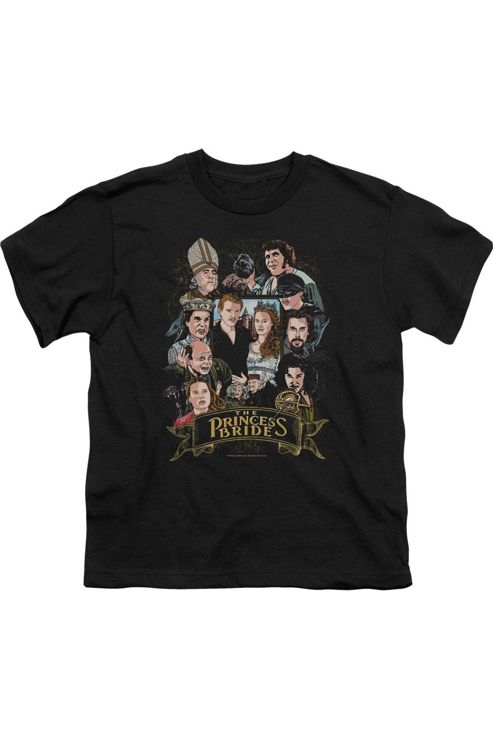 

Футболка с коротким рукавом "Принцесса-невеста" для детей Gildan, черный