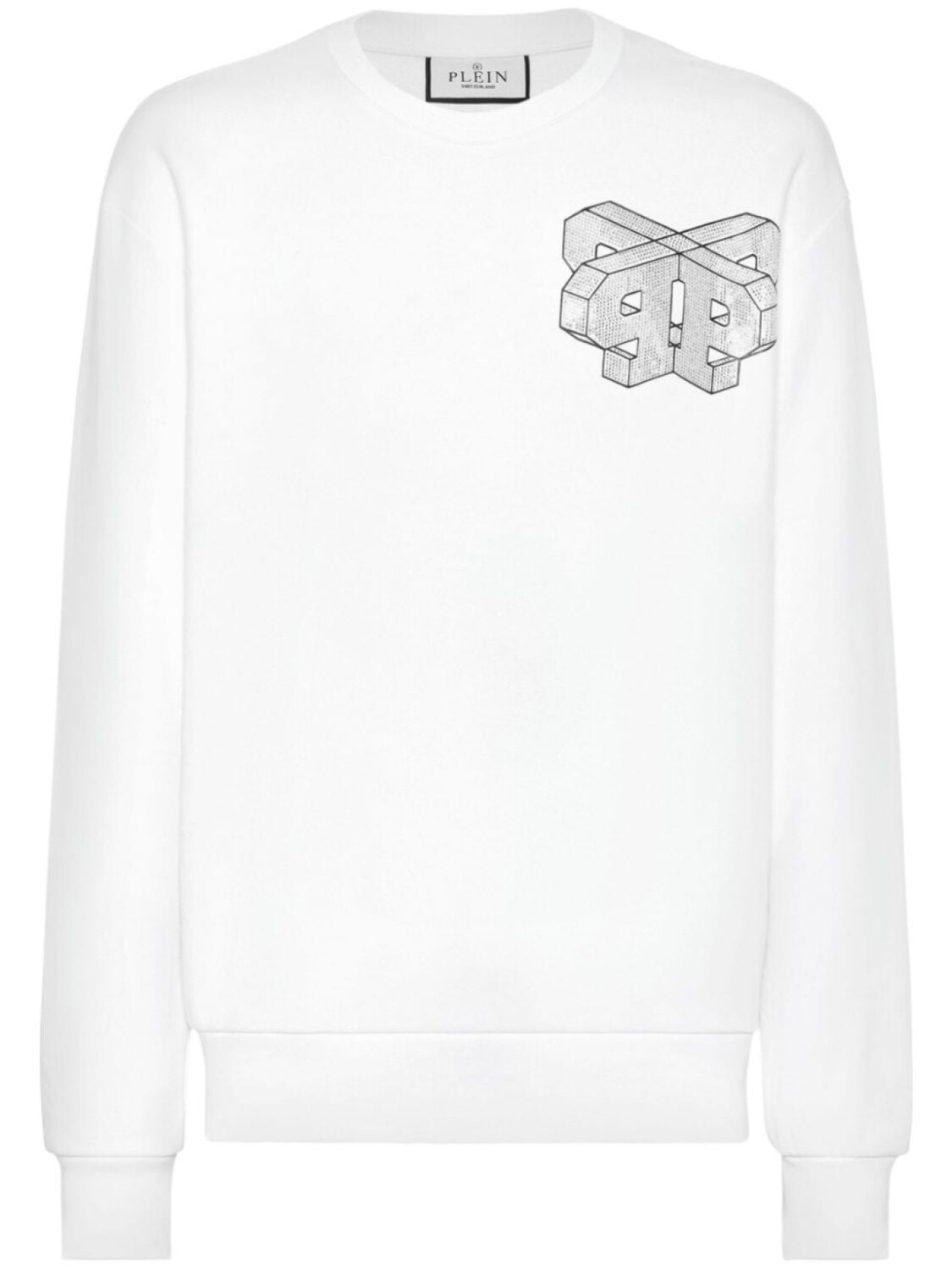 

Philipp Plein толстовка Wire Frame из джерси, белый