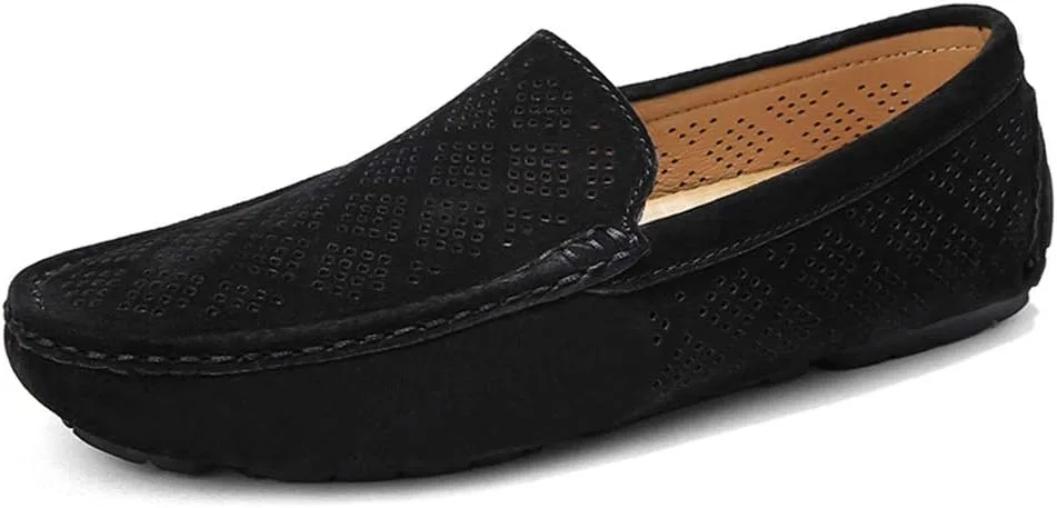 Лоферы мужские, кожаные, без бренда, Black TEDALIHAO