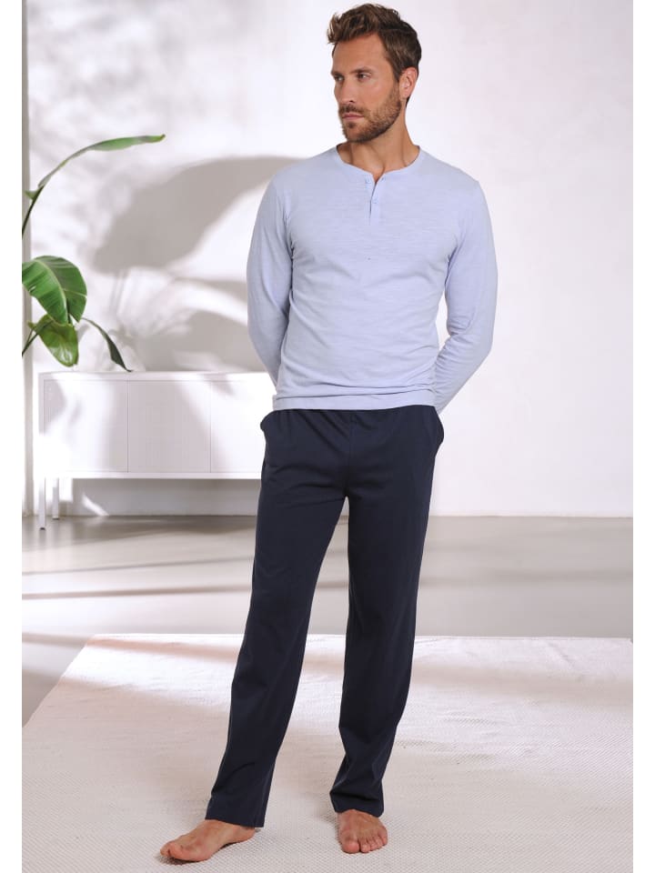 

Пижама AUTHENTIC LE JOGGER, цвет blau-navy/weiß-grau