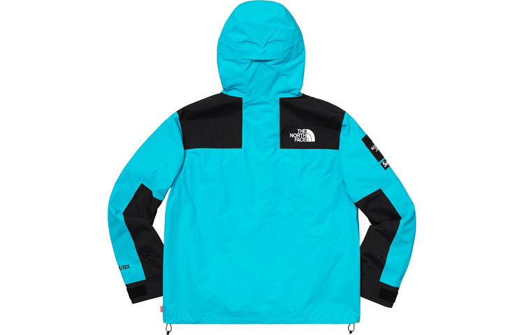 Куртка Supreme SS19 x The North Face Arc Logo Mountain Parka LightBlue SUP-SS19-551, синий — фото 2