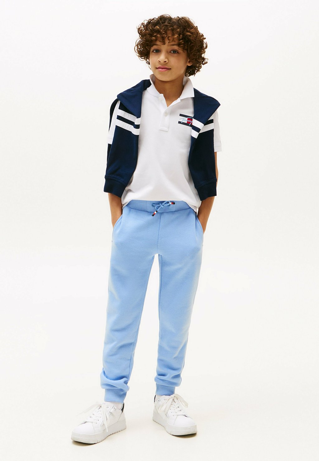 

Брюки CUFFED REGULAR FIT JOGGERS Tommy Hilfiger, светло-голубой