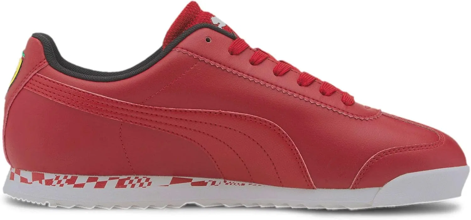Кроссовки Puma Unisex Ferrari Race Roma, Rosso Corsa Puma Black Puma White — фото 3