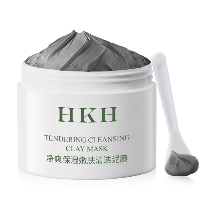 

HKH Маска-глина Amazon White Clay для очищения, увлажнения, удаления черных точек, сужения пор и устранения прыщей 120г