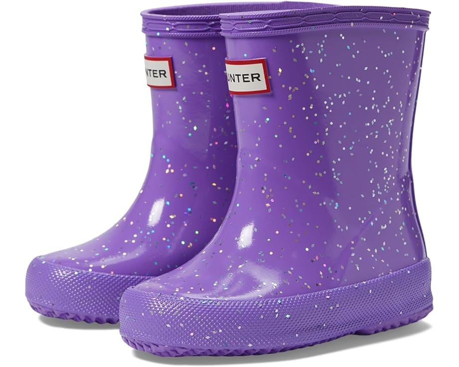 

Ботинки Hunter Kids Original First Classic Giant Glitter Boot, цвет Purple Burst