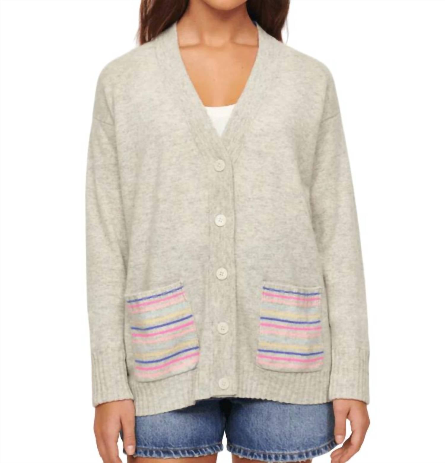 

Кардиган Arya бледно-серого цвета &Isla