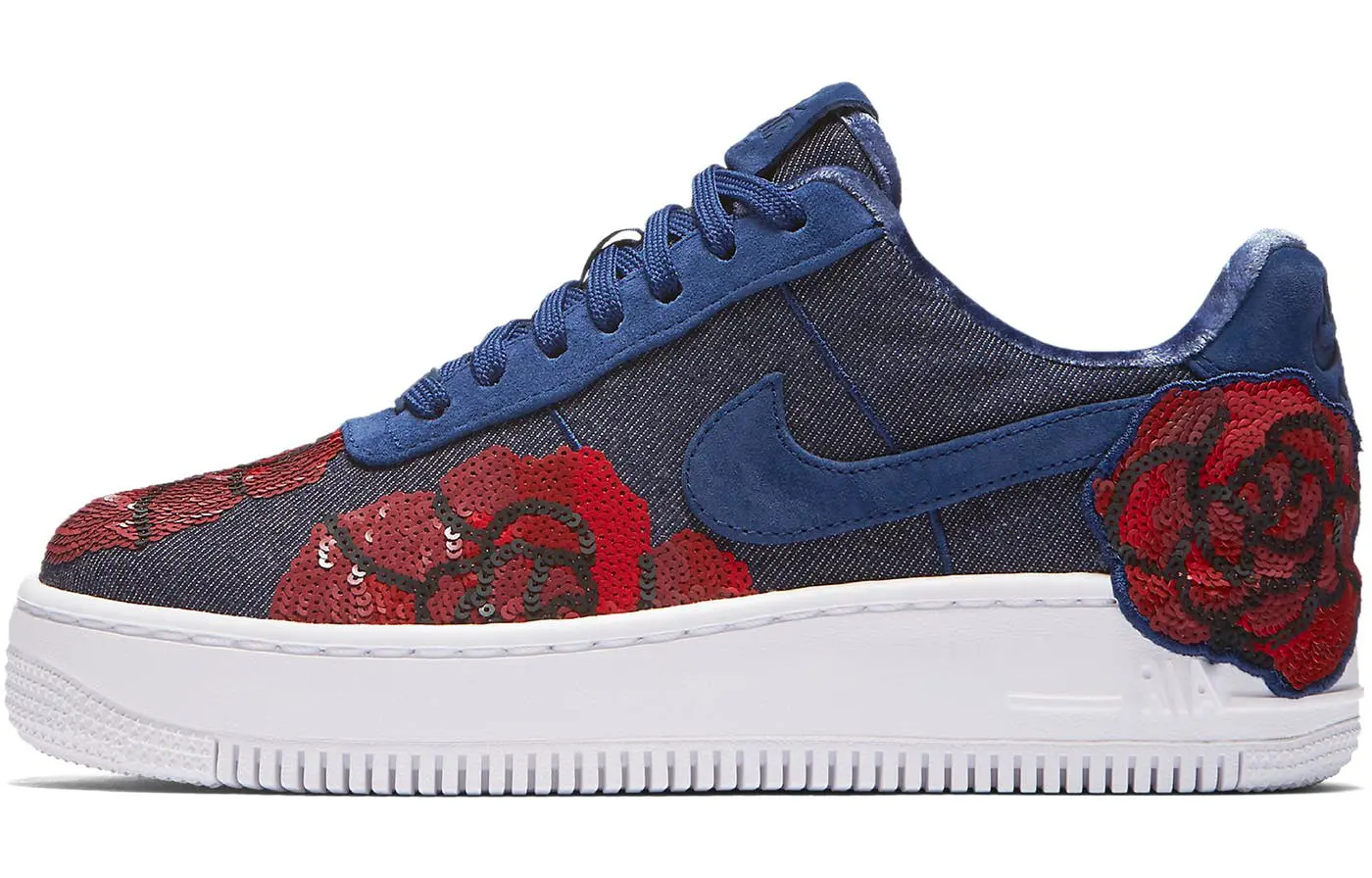 

Кроссовки Nike Air Force 1 Upstep Low Denim Rose Blue Women's
