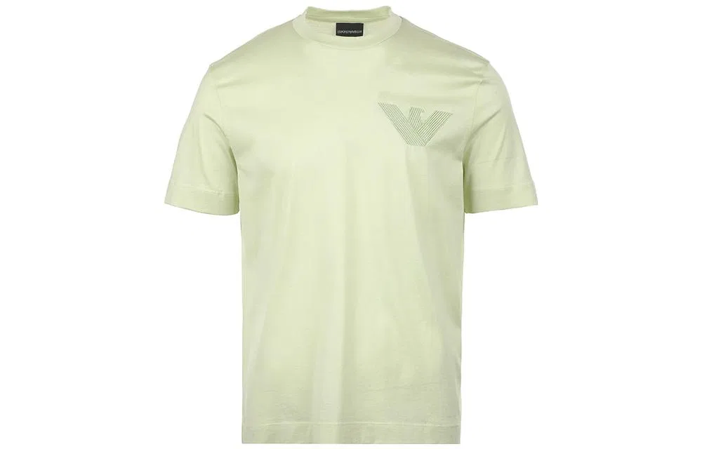 Футболка мужская Green, с круглым вырезом, прямой крой EMPORIO ARMANI