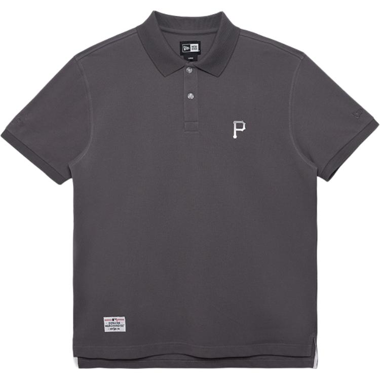 

Футболка поло MLB SS24 Pittsburgh Pirates унисекс gray New Era, серый