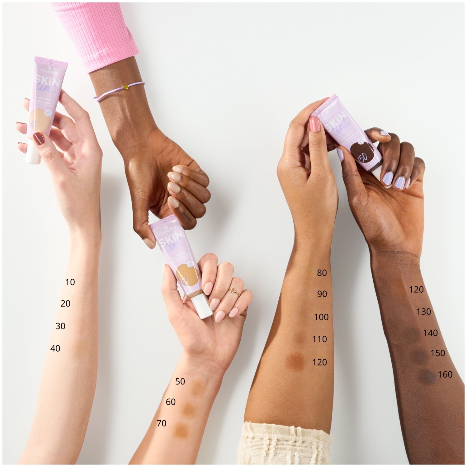 Тональный крем для лица skin tint Essence, 60, объем 30 мл — фото 4