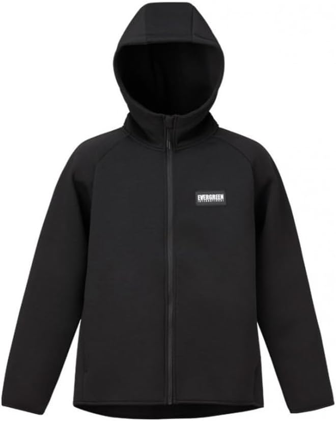 

Светлая теплая толстовка на молнии Evergreen EG, черный