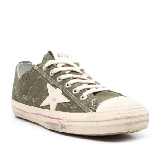 

Кроссовки на шнуровке с нашивкой star Golden Goose, зеленый