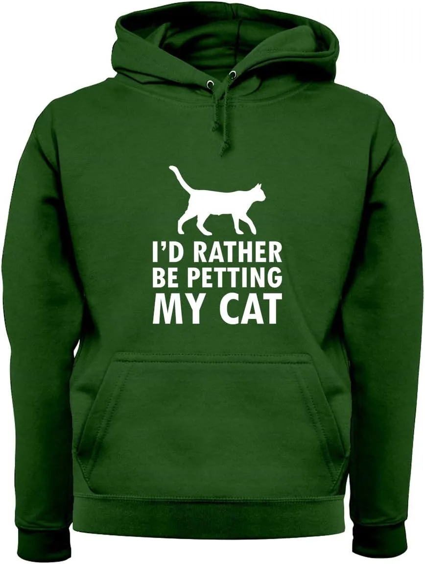 

Толстовка Unisex Premium I'd Rather Be Petting My Cat Dressdown