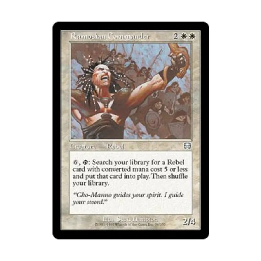 

CCG Рамосианский командир (U), MTG - Mercadian Masques