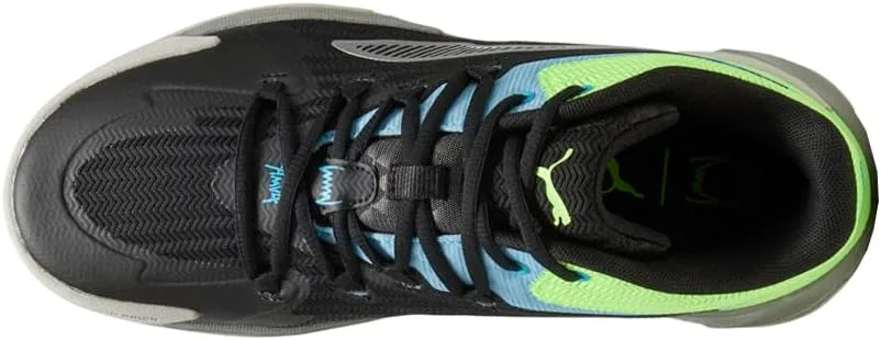 Мужские баскетбольные кроссовки PUMA Dagger, Black Light Aqua Green Glare Ah25 — фото 4