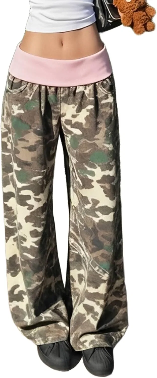 Штаны камуфляжные, широкие, Army Green
