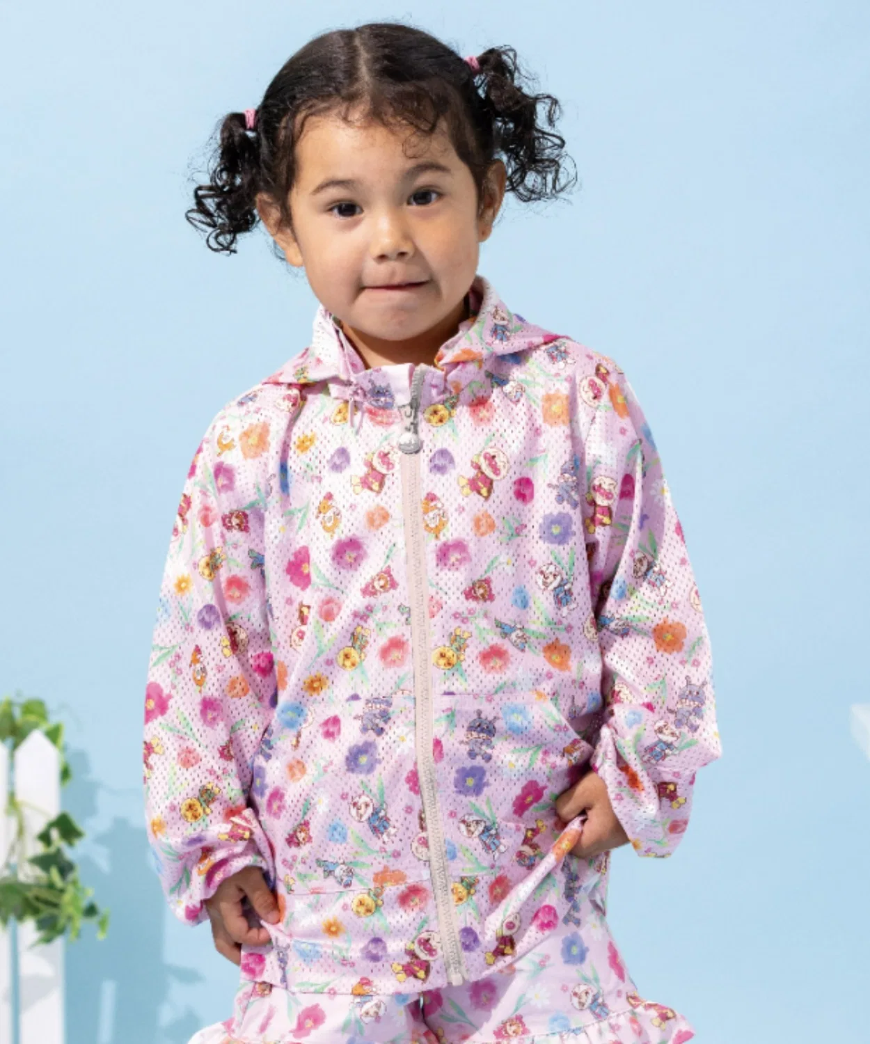 Детская мешковая парка с капюшоном Anpanman Kids Collection розовая