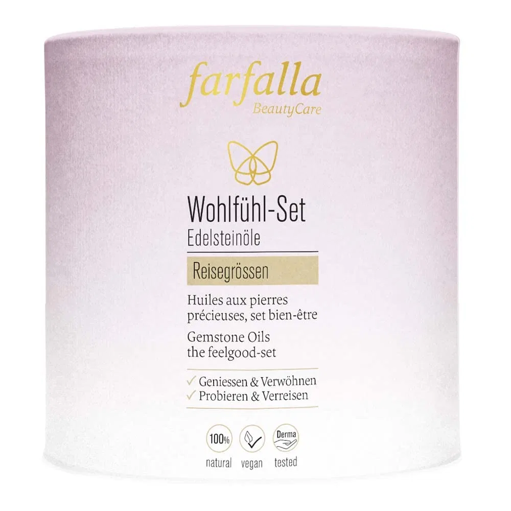 Набор масел с драгоценными камнями Farfalla Feel-Good Set, 7 х 10 мл Farfalla