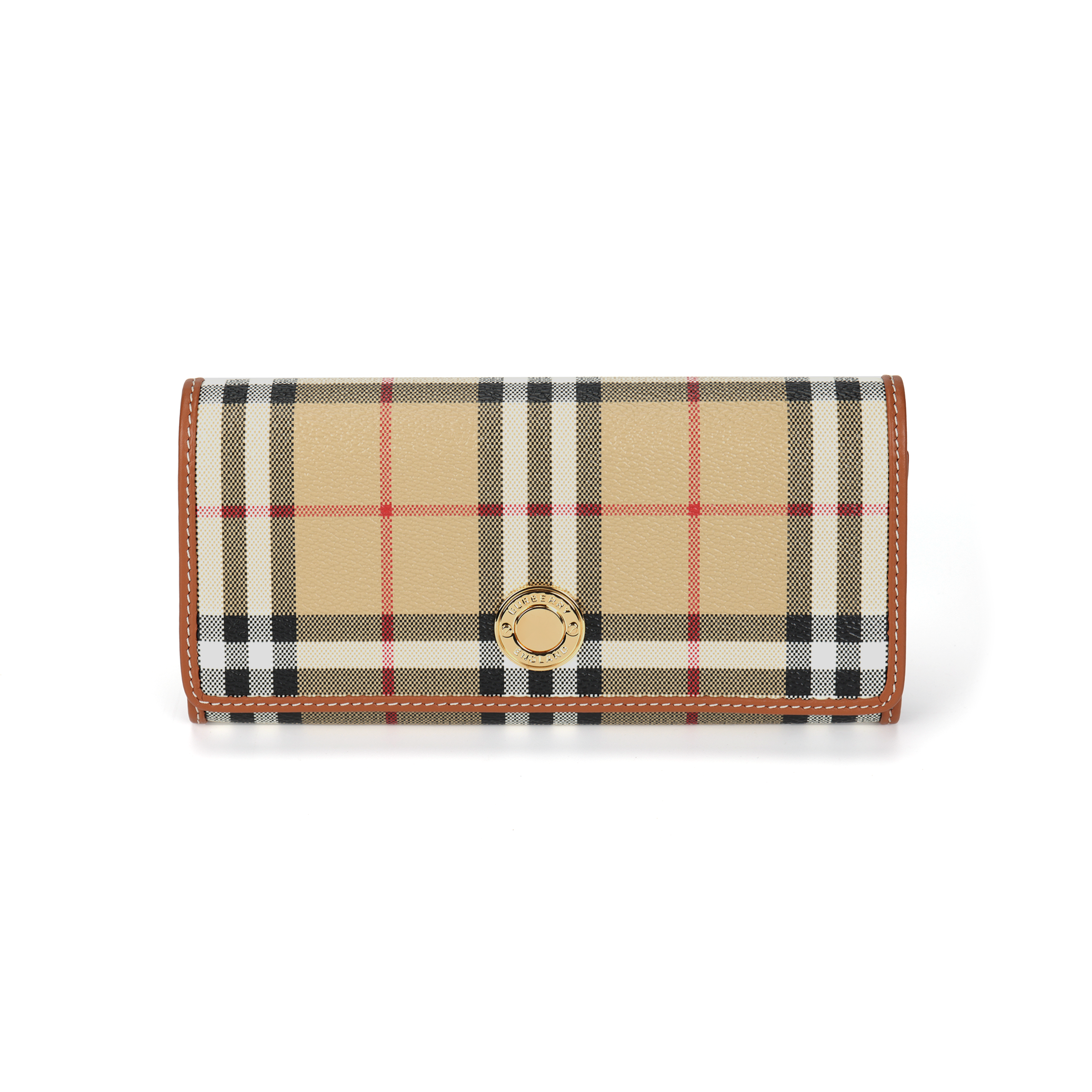 

Burberry Кожаный женский кошелек архивный бежевый