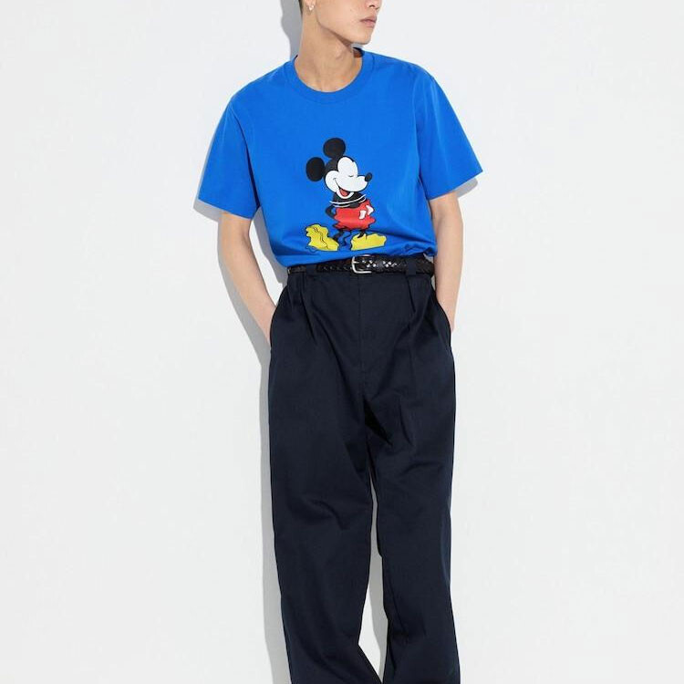 Футболка мужская Lake Blue Uniqlo, цвет Lake Blue — фото 2