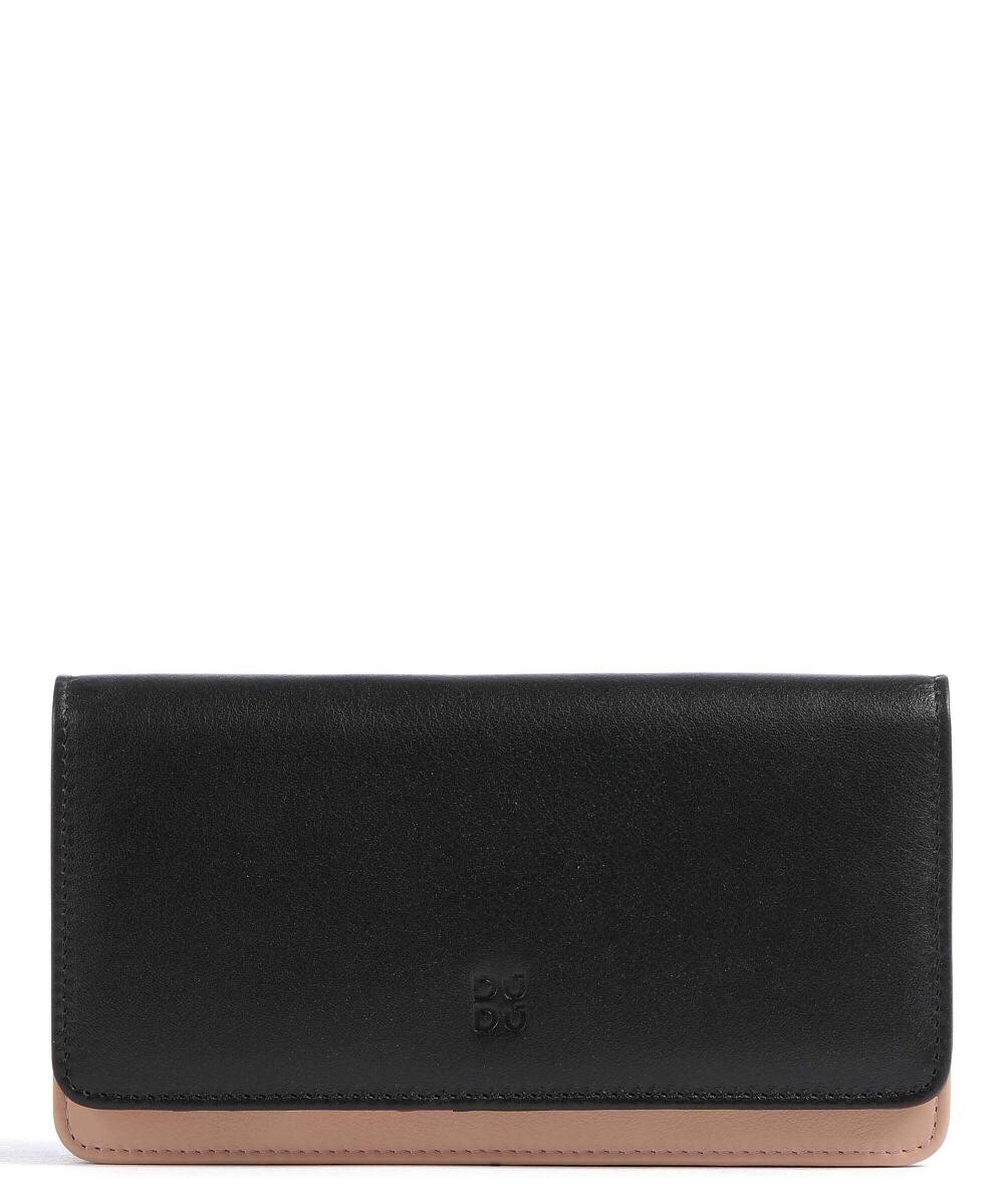

Кошелек Pemba RFID из мелкозернистой телячьей кожи Dudu Bags, черный