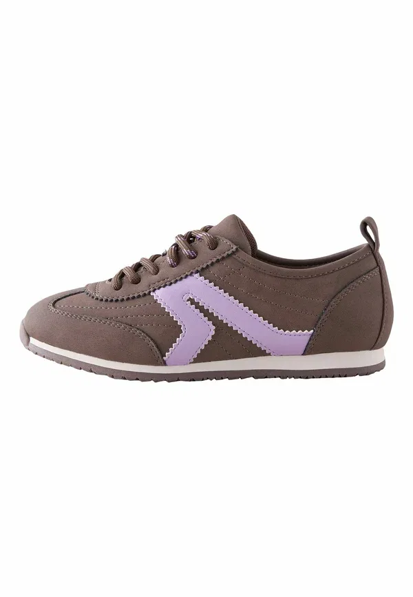 Кроссовки Next Regular fit lace up retro, шоколадно-коричневый