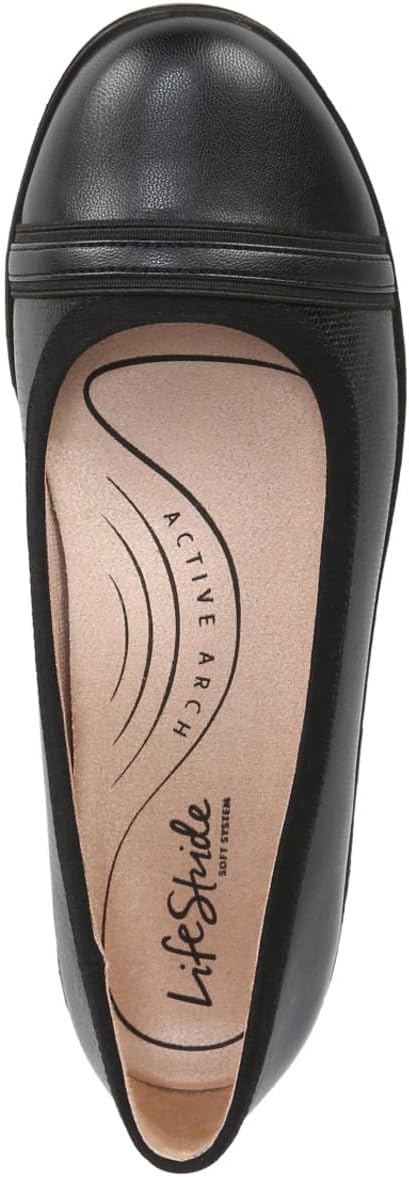 Балетки LifeStride Nile Ballet Flats, черный — фото 2