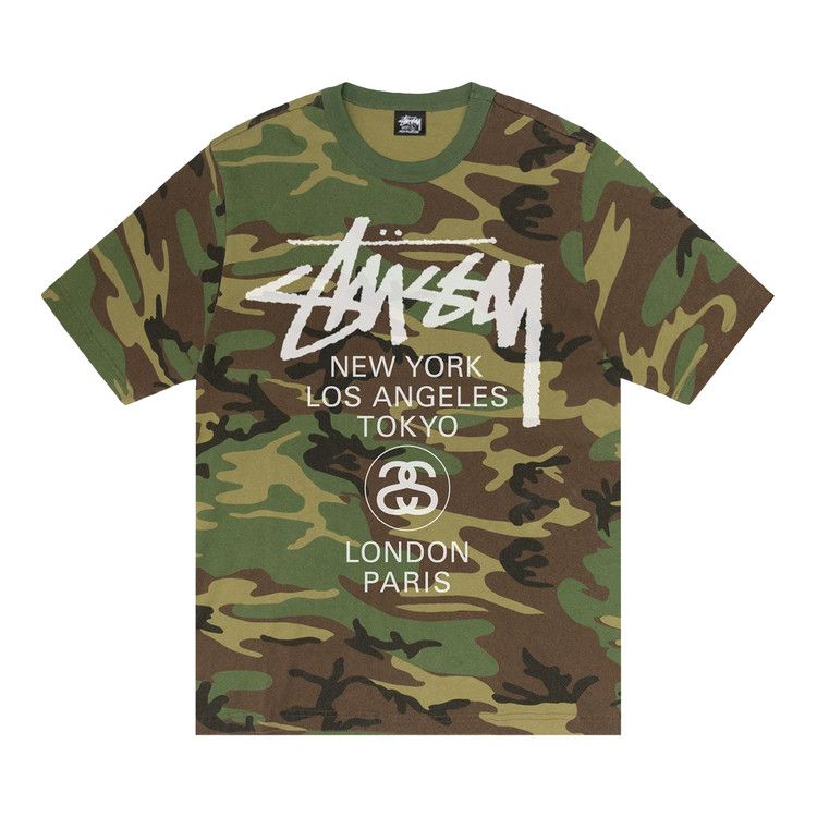 

Футболка Stussy World Tour Tee, Camo