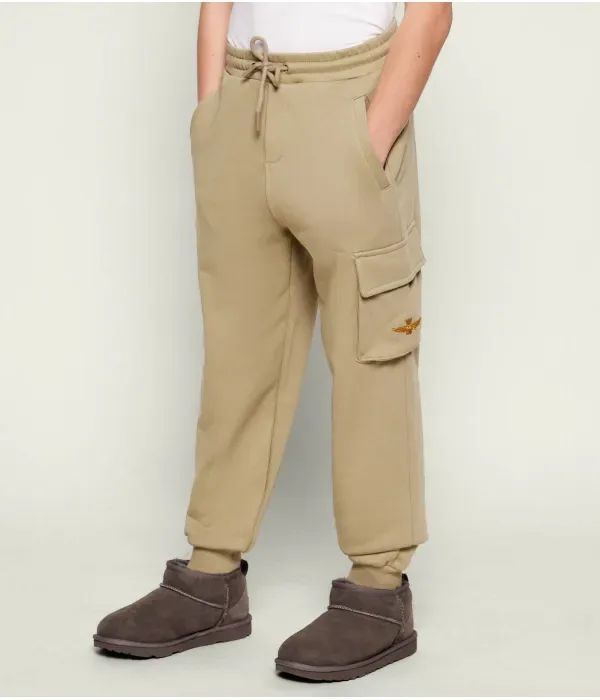 Спортивные штаны regular fit Aeronautica Militare, зеленый