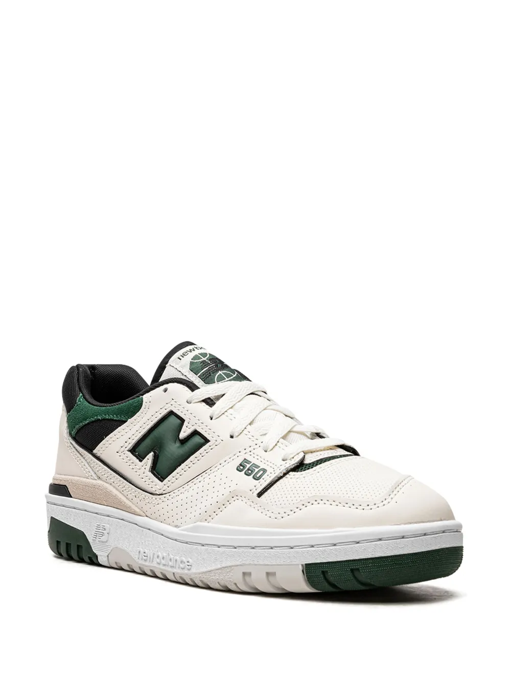 Кроссовки 550 Sea Salt Pine Green New Balance, белый — фото 2