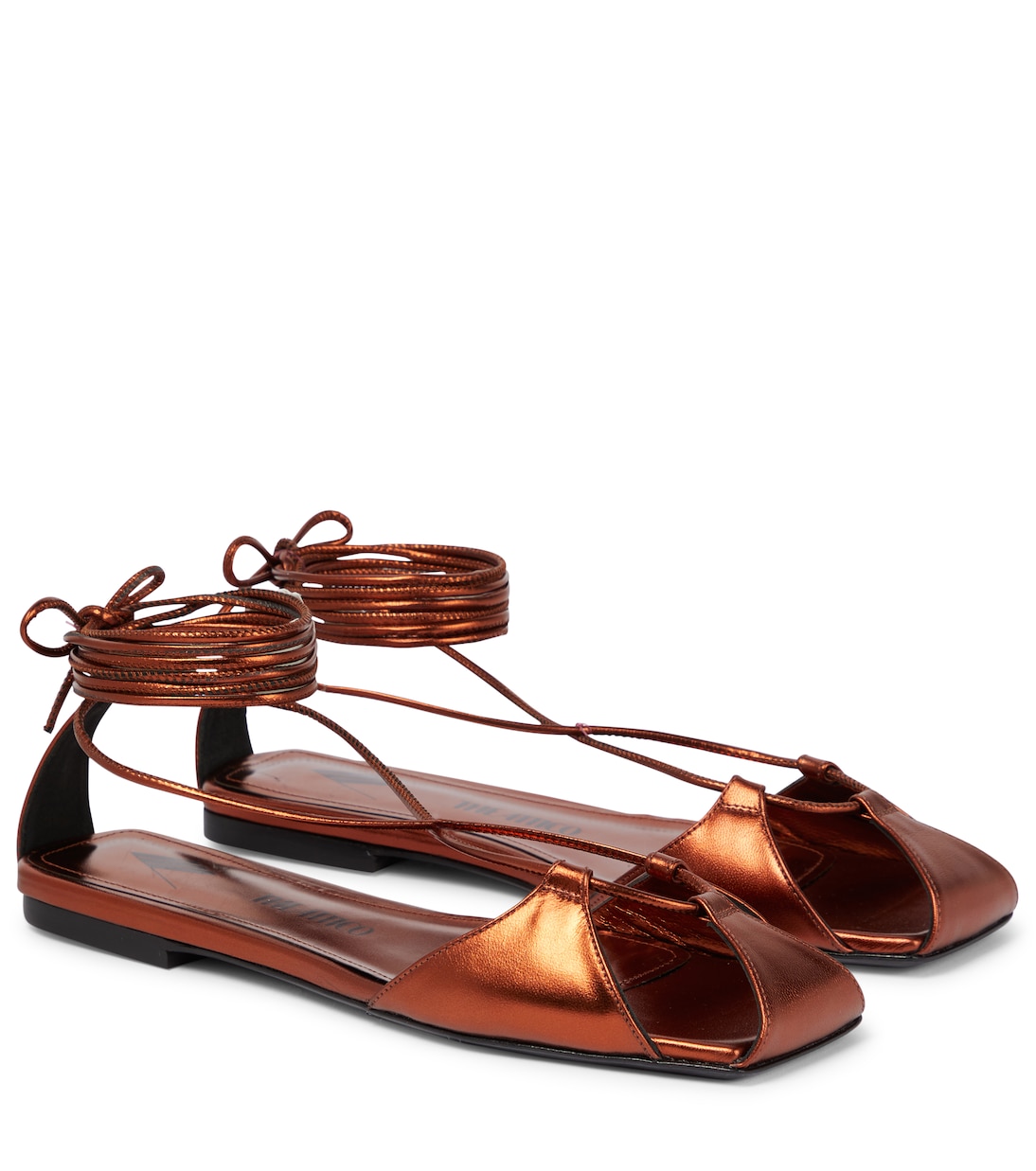 Кожаные сандалии Ferdi The Attico, Copper